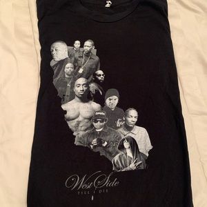 Black and white VTG “West Side” t-shirt